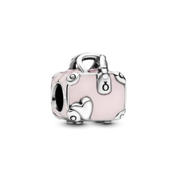 Pandora Rózsaszín bőrönd charm 798063EN124