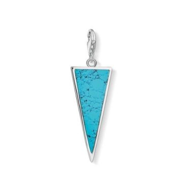 Thomas Sabo "triangle turquoise" charm Y0024-404-17
