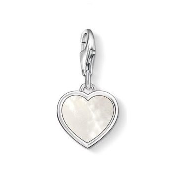 Thomas Sabo "mother-of-pearl heart" charm 0920-029-14
