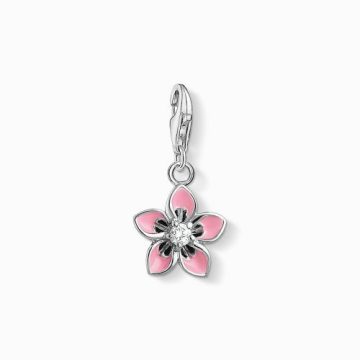 Thomas Sabo "pink flower" charm 1354-041-9