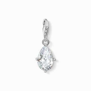 Thomas Sabo "white stone droplet" charm 1848-051-14