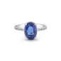 Pandora Szikrázó kék köves ovális gyűrű 190056C01