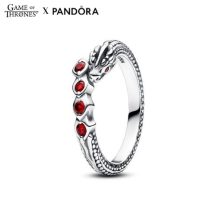 Pandora Trónok harca sárkány szikrázó gyűrű 192968C01