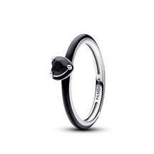 Pandora ME fekete csakra szív gyűrű  193088C01