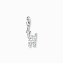 Thomas Sabo Letter W with stones charm 1960-051-14