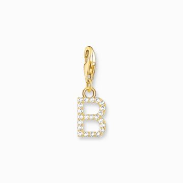 Thomas Sabo Letter B with stones gold charm 1965-414-14