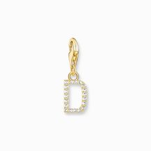 Thomas Sabo Letter D with stones gold charm1967-414-14