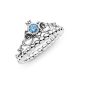 Pandora Disney Hamupipőke kék tiara gyűrű 199191C01