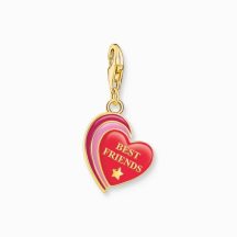   Thomas Sabo Gold "heart-shape with engraving" charm 2117-427-10