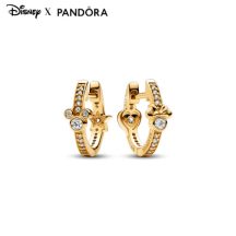   Pandora Disney Mickey egér és Minnie egér szikrázó karika fülbevaló 262959C01