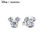   Pandora Disney Mickey egér és Minnie egér szikrázó fülbevaló 293219C01