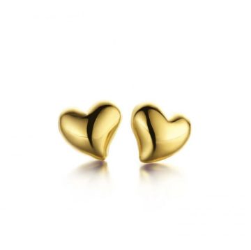 Spirit Icons Gold Heart fülbevaló 40002