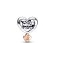 Pandora Szeretem a legjobb barátomat szív bicolor charm 782243C00