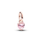   Pandora ME rózsaszín csakra szív mini függő charm 783042C01