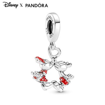 Pandora Disney Mickey&Minnie csókja függő charm 790075C01