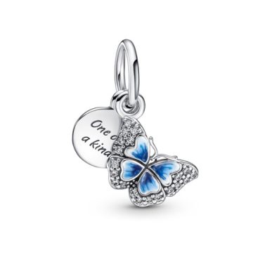 Pandora Kék pillangó függő charm 790757C01