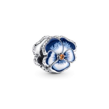 Pandora Kék árvácska charm 790777C02