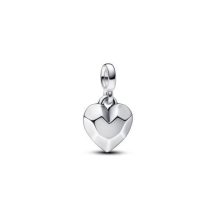 Pandora ME fazettált szív mini függő charm 792305C00