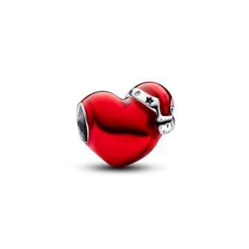 Pandora Metálpiros karácsonyi szív charm 792336C01