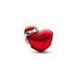 Pandora Metálpiros karácsonyi szív charm 792336C01