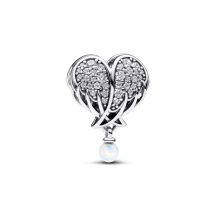 Pandora Ragyogó angyalszárny és szív charm 792980C01