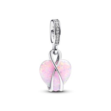 Pandora Anya opálfényű szív függő charm 793202C01
