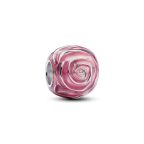 Pandora Rózsaszín virágzó rózsa charm 793212C01