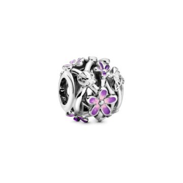 Pandora Áttört lila százszorszép charm 798772C02
