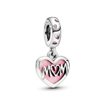 Pandora Anya feliratú szív alakú függő charm 798887C01