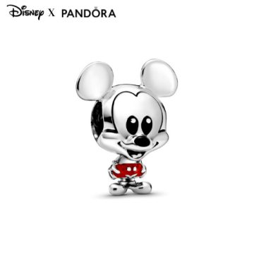 PANDORA Disney Mickey Egér piros nadrág charm  798905C01