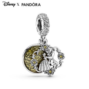 Pandora Disney Szépség és a szörnyeteg táncoló függő charm 799014C01