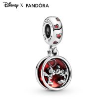   Pandora Disney Mickey Egér és Minnie Egér szerelmes csók függő charm 799298C01