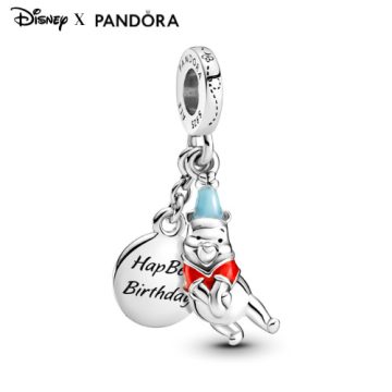 Pandora Disney Micimackó születésnapi függő charm 799385C01