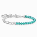   Thomas Sabo "turquoise beads and chain" karlánc A2098-404-17