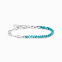   Thomas Sabo "turquoise beads and chain links" karlánc A2099-404-17
