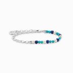   Thomas Sabo "blue beads, white pearls and chain links" karlánc A2100-056-7