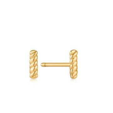 Ania Haie Gold Rope Bar fülbevaló E036-01G