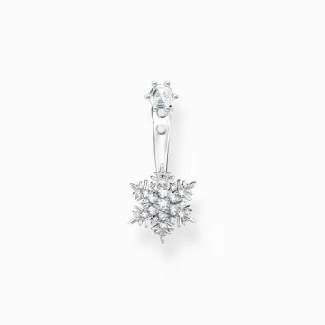 Thomas Sabo "Snowflake" silver félpár fülbevaló H2255-051-14