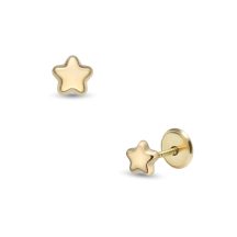   Lisa Ékes csillag sárga arany gyermek fülbevaló JTAG-4206