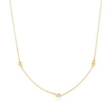 Ania Haie Gold Twisted Wave Chain nyaklánc N050-02G