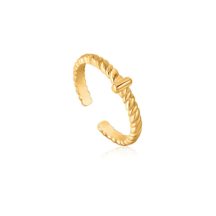 Ania Haie Gold Rope Twist gyűrű R036-01G