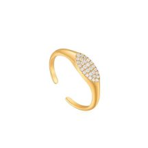 Ania Haie Gold Glam Adjustable Signet gyűrű R037-02G