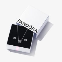 Pandora Szikrázó végtelenjel szív ajándék szett SET07