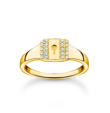 Thomas Sabo "gold lock" gyűrű TR2372-414-14