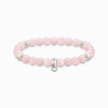   Thomas Sabo "rózsaszín, fehér" női charm karkötő X0222-469-9